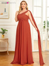 Luxury Evening Dresses Long A-LINE One-Shoulder Strapless Gown BENNYS 