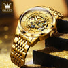 Luxury Gold Mechanical Watch For Men BENNYS 