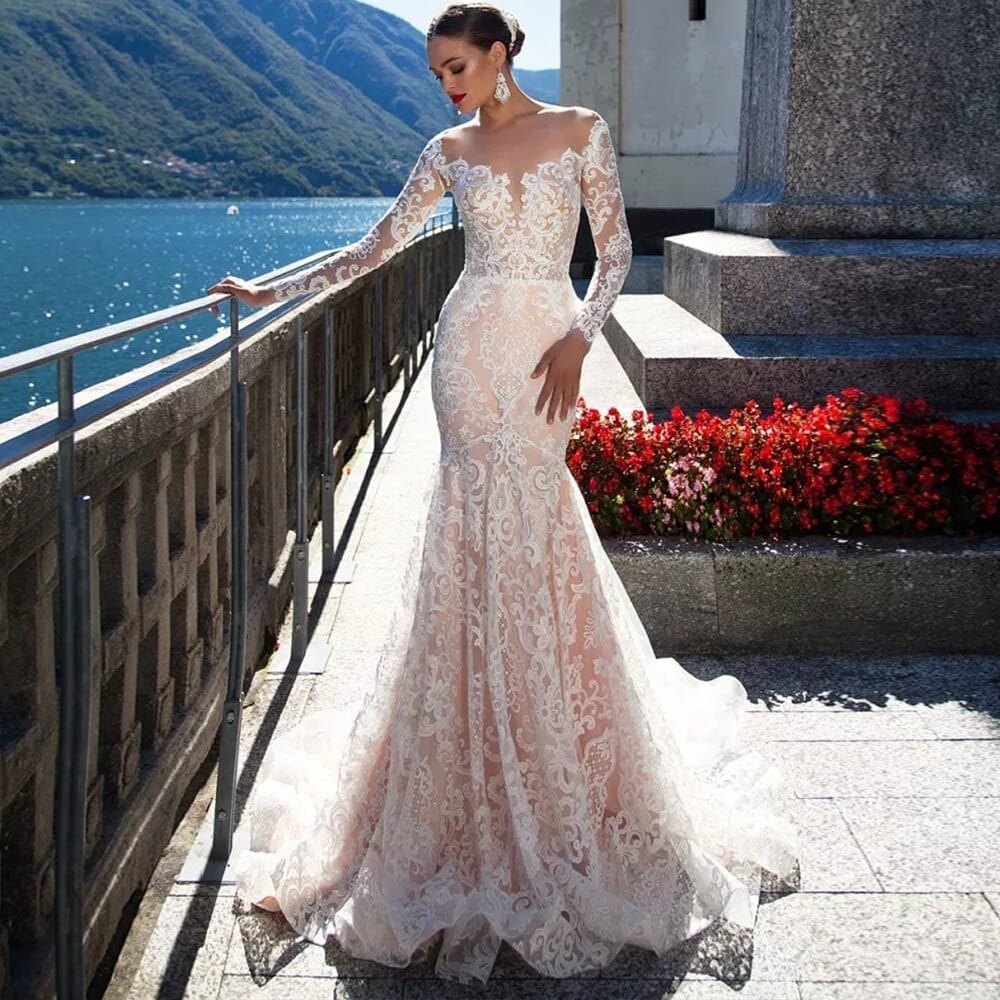 Luxury Mermaid Wedding Dress Vestidos de novia sexy BENNYS 