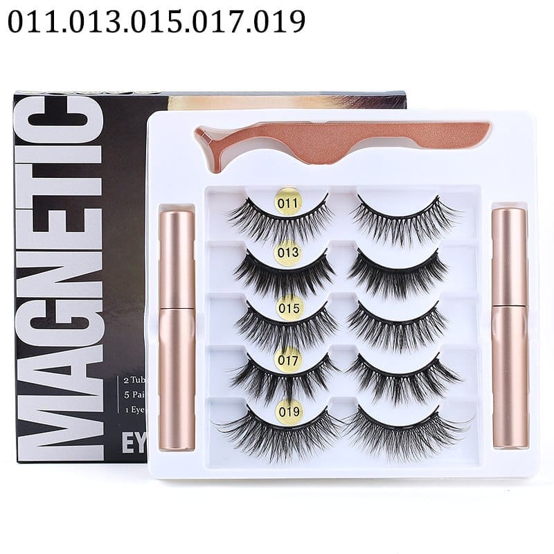 Magnetic Eyelashes With Eyeliner And Eyelash Curler BENNYS 