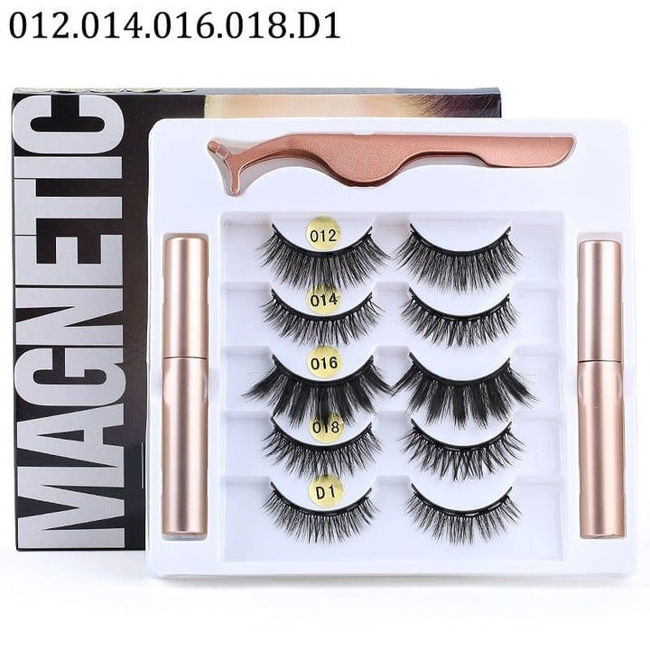 Magnetic Eyelashes With Eyeliner And Eyelash Curler BENNYS 