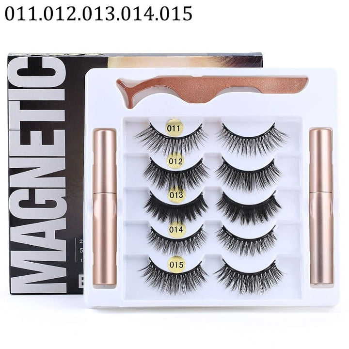 Magnetic Eyelashes With Eyeliner And Eyelash Curler BENNYS 