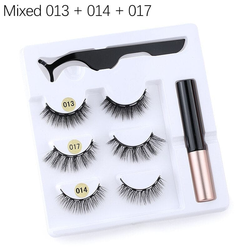 Magnetic Eyelashes With Eyeliner And Eyelash Curler BENNYS 