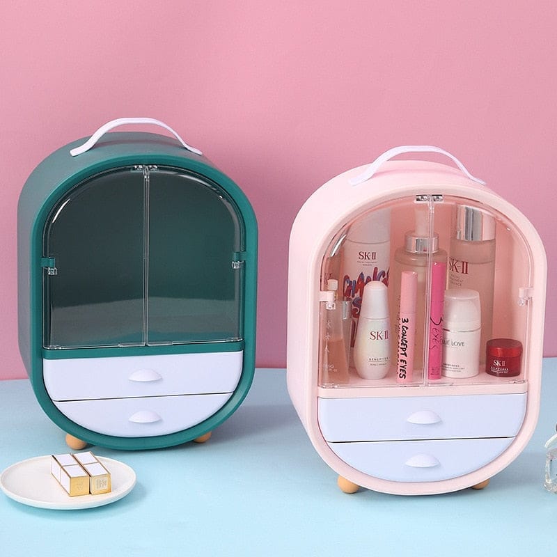 Makeup Organizer Lipstick And Jewelry Dust-proof Storage Box – Bennys  Beauty World