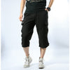 Male Shorts Multi Pocket Summer Loose Zipper Beach Khaki BENNYS 