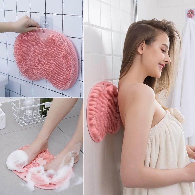 Massage Bath Brush Bathroom Non-slip Bath Mat Back Massage Brush BENNYS 