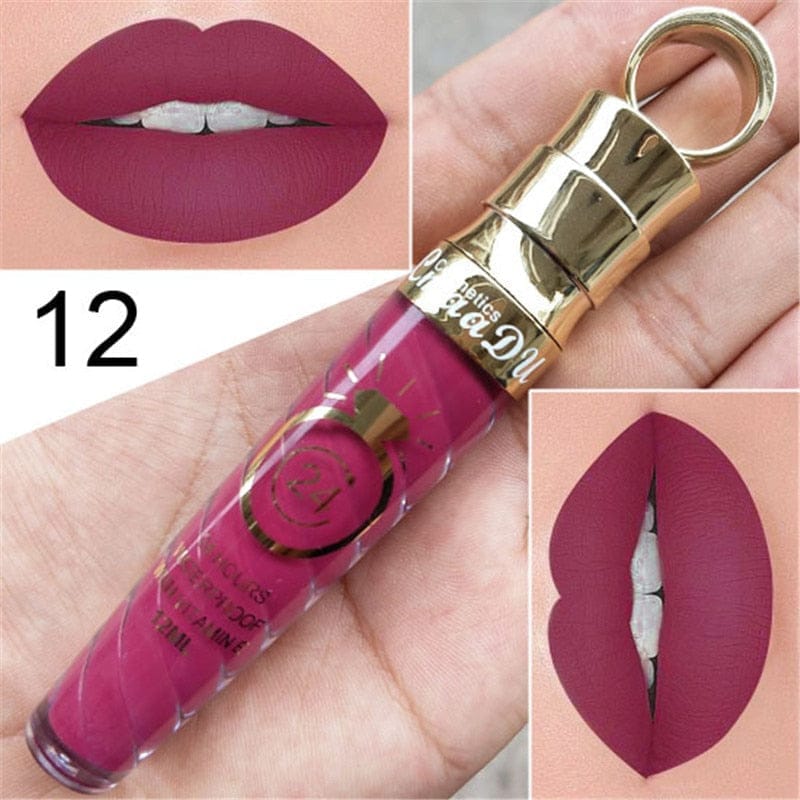 Matte Liquid Lipstick Waterproof Long Lasting Lip Gloss BENNYS 