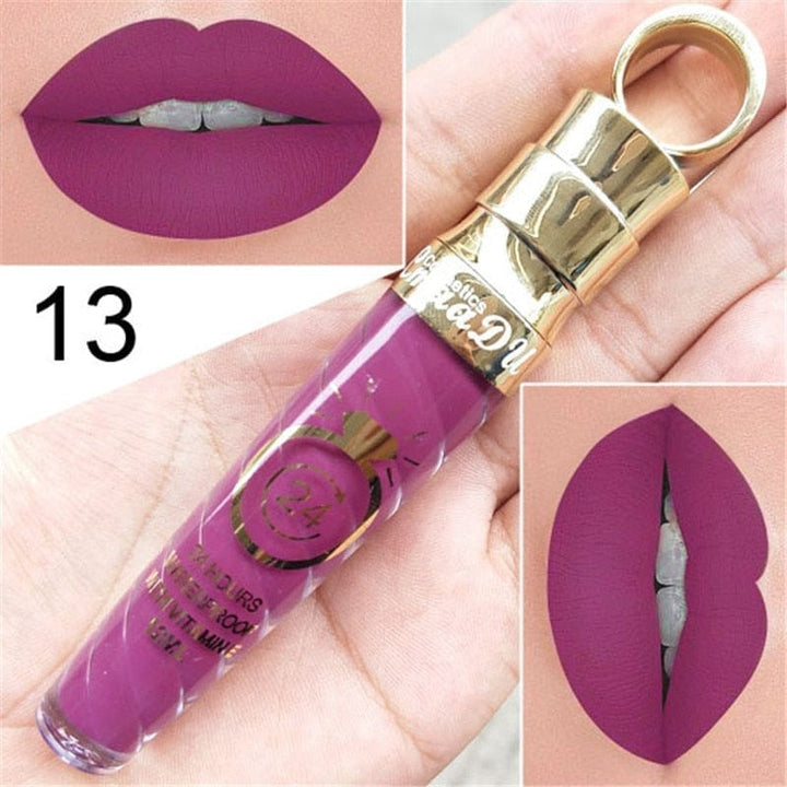 Matte Liquid Lipstick Waterproof Long Lasting Lip Gloss BENNYS 