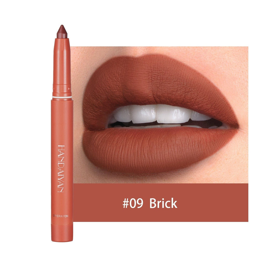 Matte Nude Lipstick Lip Liner 2 in 1 Long Wearing Waterproof Lip Ink BENNYS 