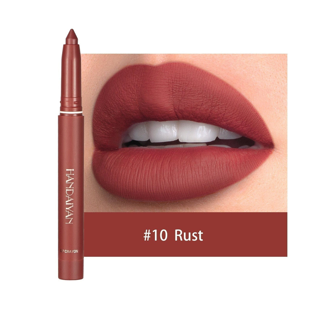 Matte Nude Lipstick Lip Liner 2 in 1 Long Wearing Waterproof Lip Ink BENNYS 