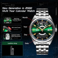 Mechanical Multi Year Calendar Watch for Men BENNYS 