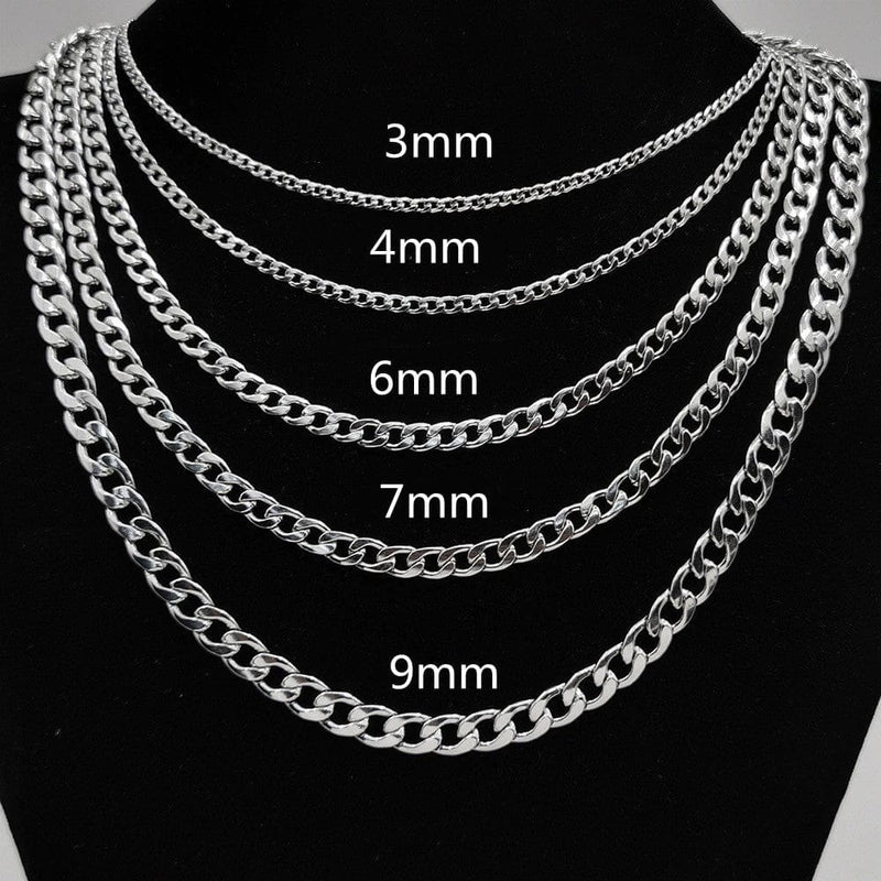 Men And Women Couple Style Stainless Steel Necklace Bracelet BENNYS 
