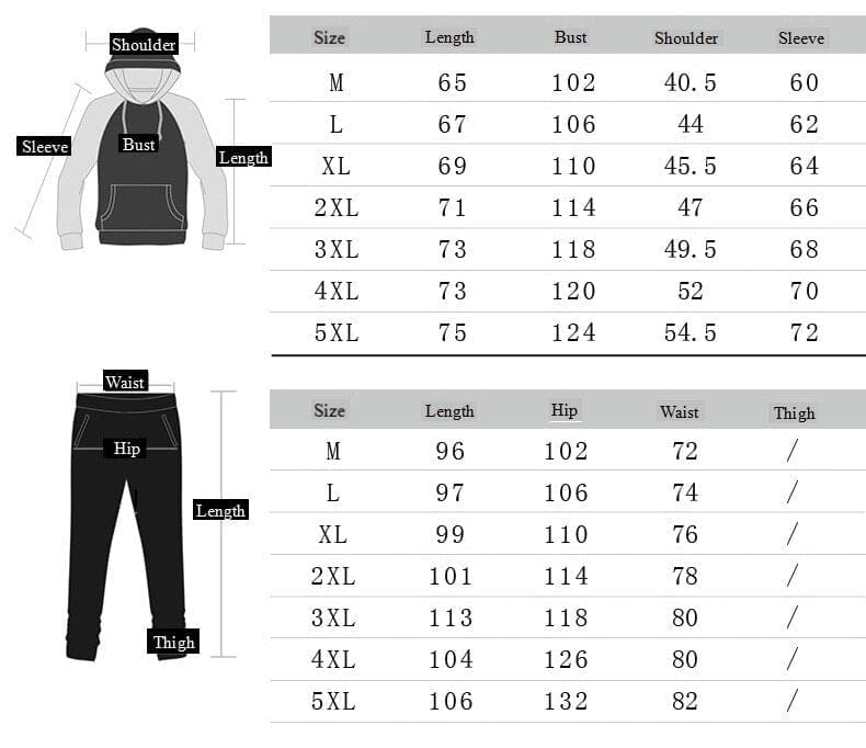 Men Hooded Sweatshirt 2PCS Jogging Sports Suit BENNYS 