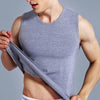 Men Muscle Building Sleeveless Tank Top Solid O-neck Gym Clothing BENNYS 