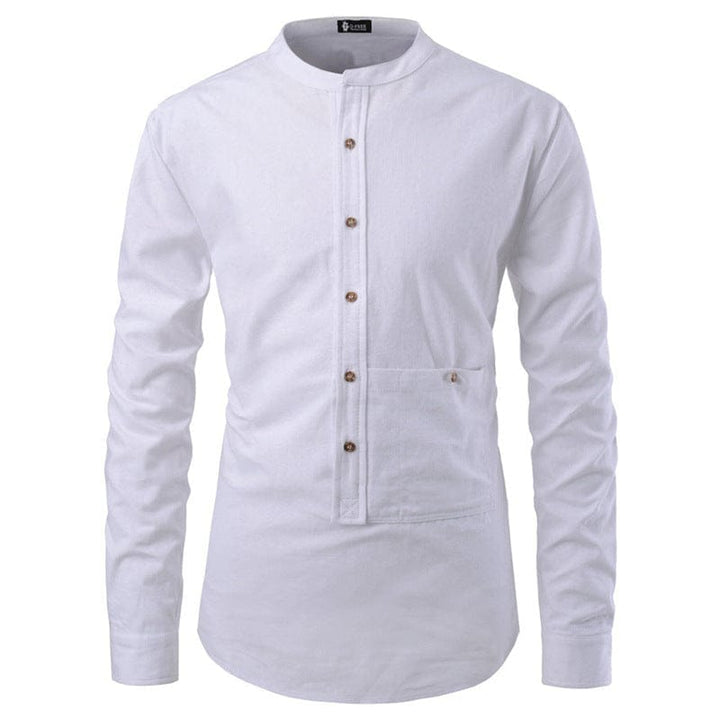 Men Shirts Fashion Men Slim Long Sleeve Dress Shirt BENNYS 