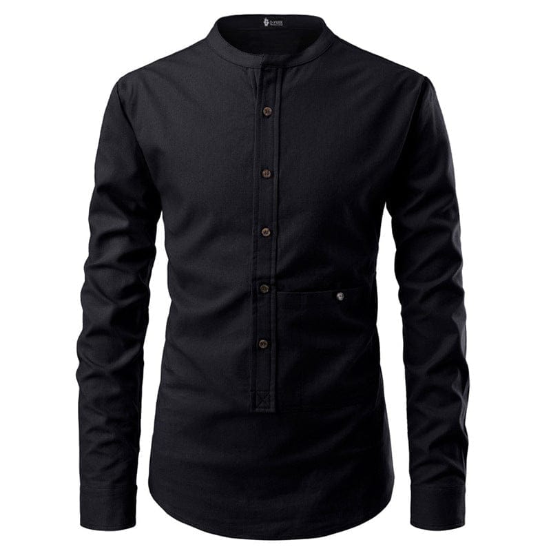 Men Shirts Fashion Men Slim Long Sleeve Dress Shirt BENNYS 