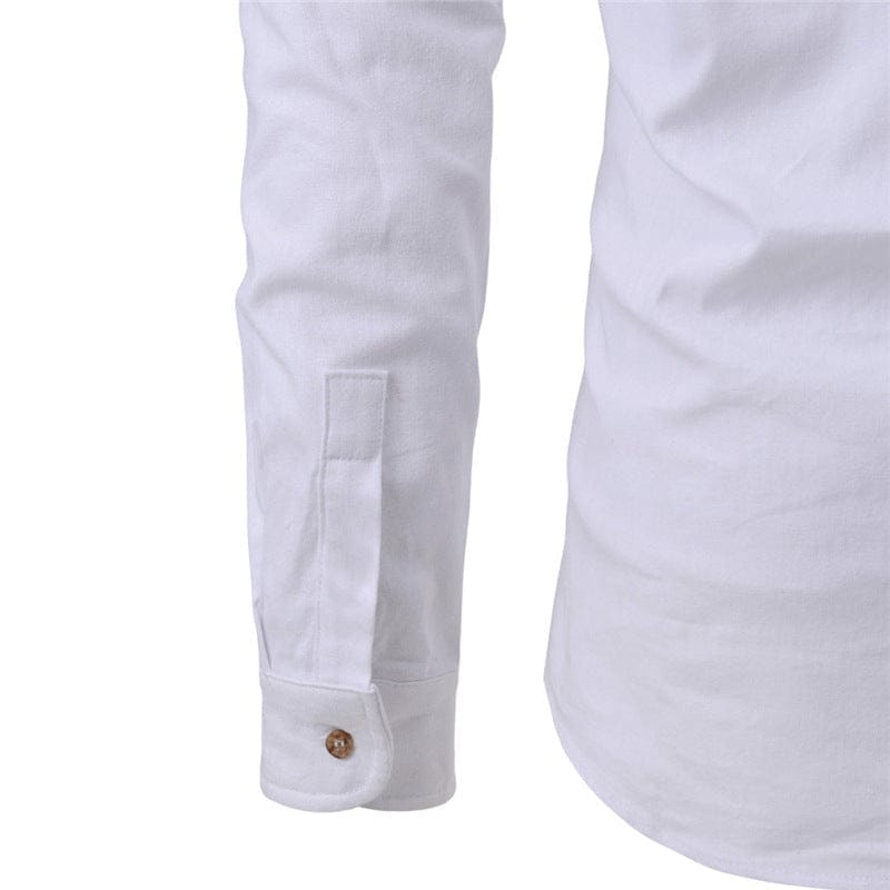 Men Shirts Fashion Men Slim Long Sleeve Dress Shirt BENNYS 