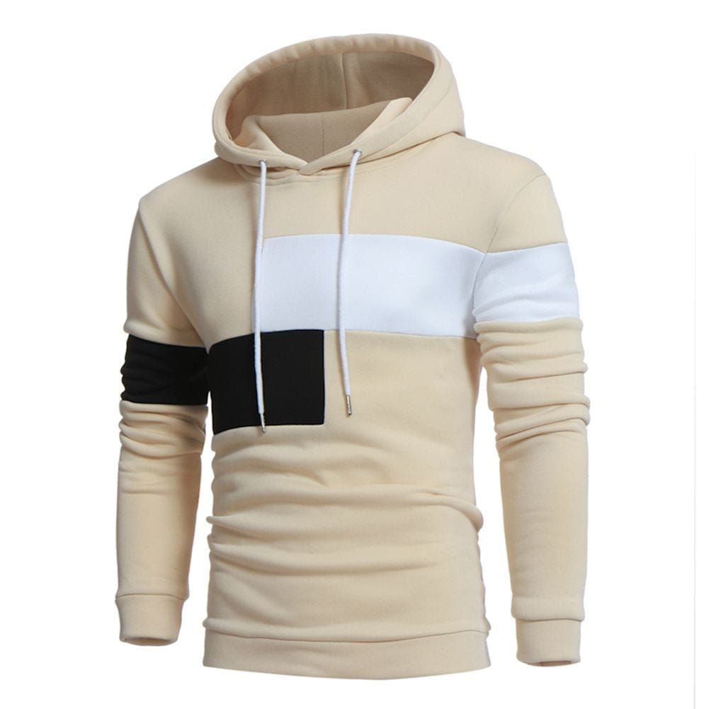 Men's 2 Piece Set Patchwork Hoodies + Pants Sports Casual Fashion Tracksuit BENNYS 