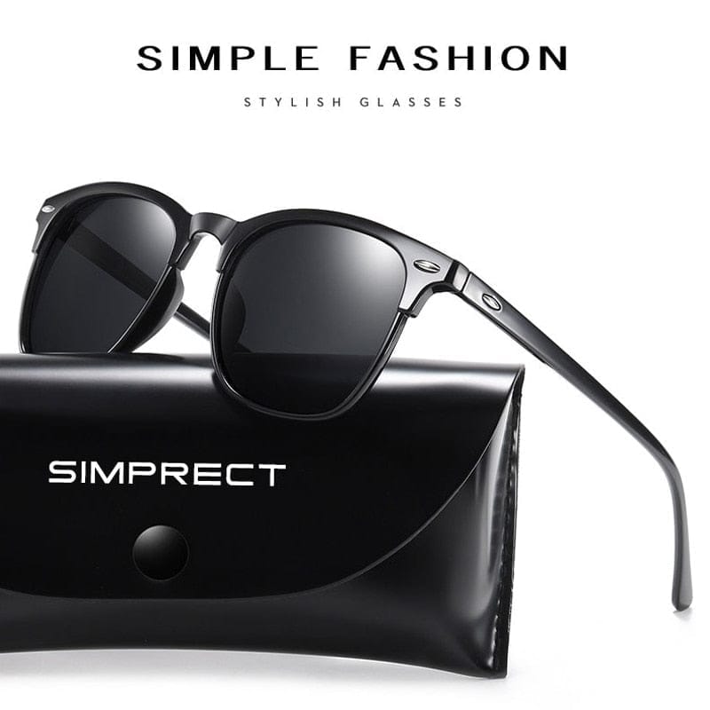Men's 2021 Retro Mirror Square Sunglasses Vintage Anti-Glare Sunglasses BENNYS 