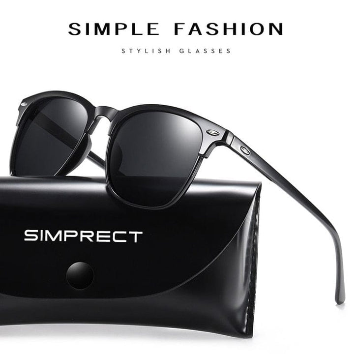 Men's 2021 Retro Mirror Square Sunglasses Vintage Anti-Glare Sunglasses BENNYS 