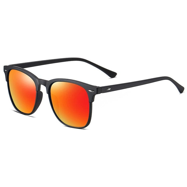 Men's 2021 Retro Mirror Square Sunglasses Vintage Anti-Glare Sunglasses BENNYS 