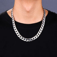 Men's And Women's Simple Titanium Steel Necklace BENNYS 