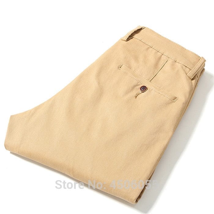 Men's Business Straight Cotton Trousers  Slim Fit Casual  Pants BENNYS 