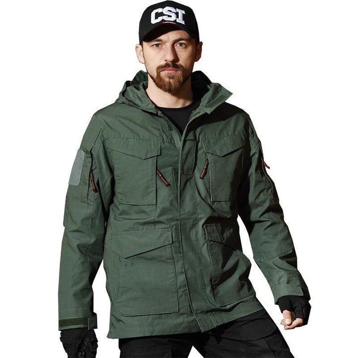 Men's Camo Hunting Clothes Military Tactical Jackets with Hood BENNYS 