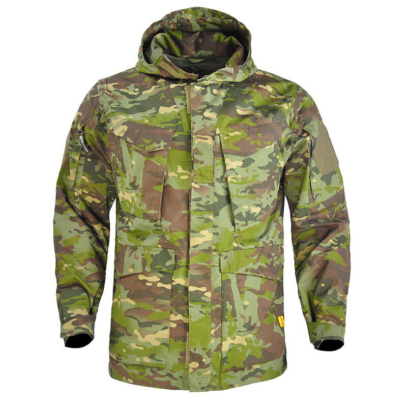 Men's Camo Hunting Clothes Military Tactical Jackets with Hood – Bennys  Beauty World