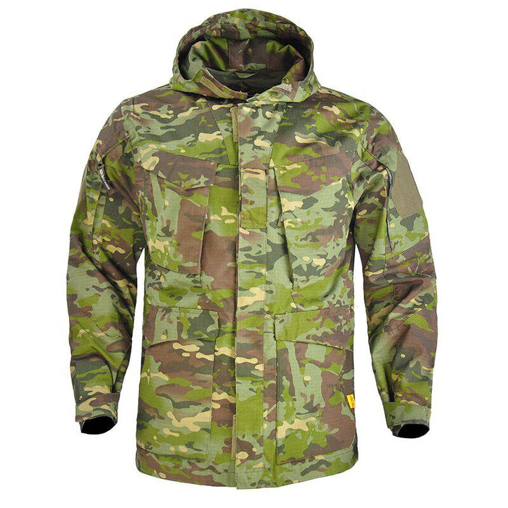 Men's Camo Hunting Clothes Military Tactical Jackets with Hood BENNYS 