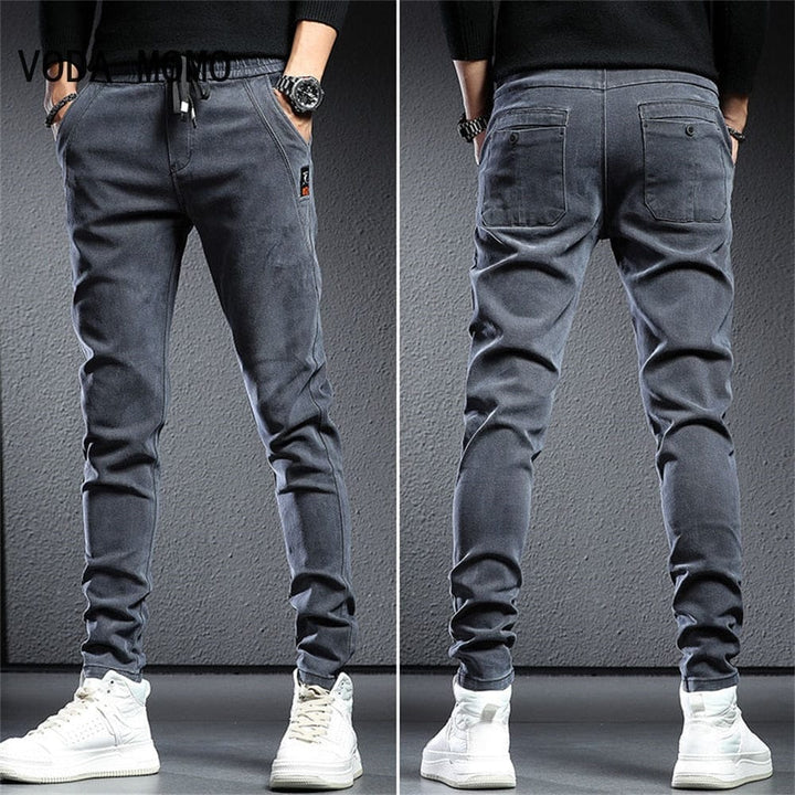 Men's Cargo Jeans Men Streetwear Denim Jogger Pants BENNYS 