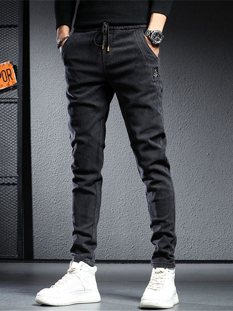 Men's Cargo Jeans Men Streetwear Denim Jogger Pants BENNYS 