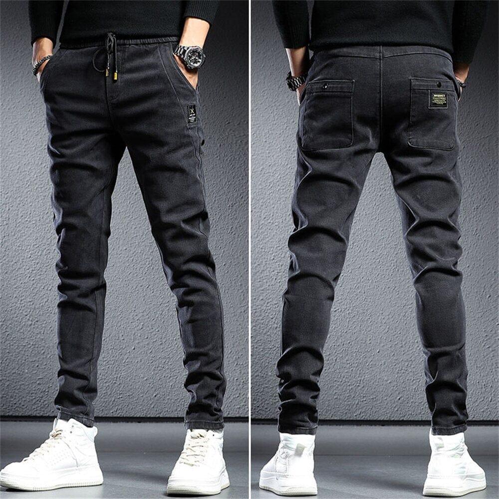 Men's Cargo Jeans Men Streetwear Denim Jogger Pants BENNYS 