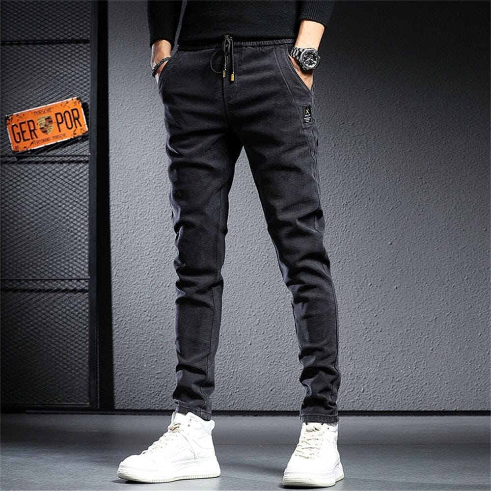 Men's Cargo Jeans Men Streetwear Denim Jogger Pants BENNYS 