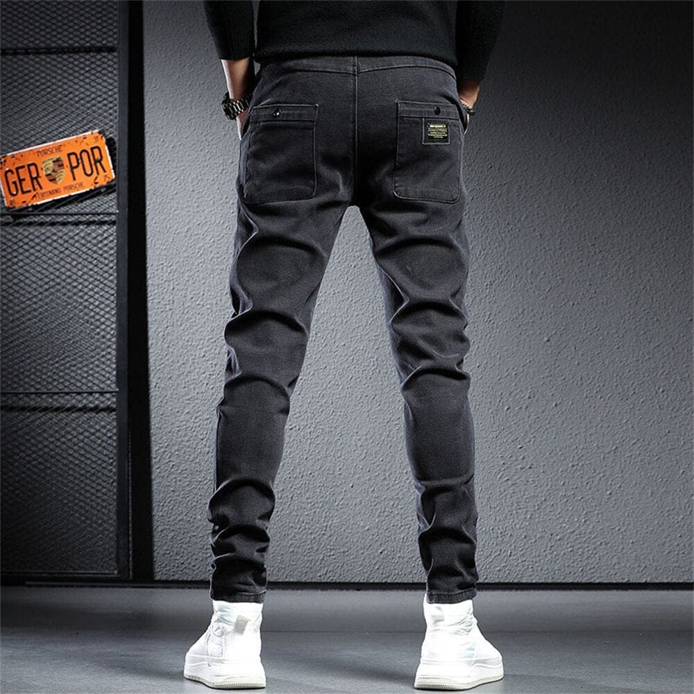 Men's Cargo Jeans Men Streetwear Denim Jogger Pants BENNYS 