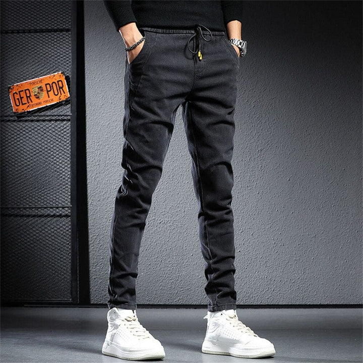 Men's Cargo Jeans Men Streetwear Denim Jogger Pants BENNYS 