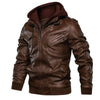 Men's Casual Hooded Motorcycle Plus Size Jacket BENNYS 