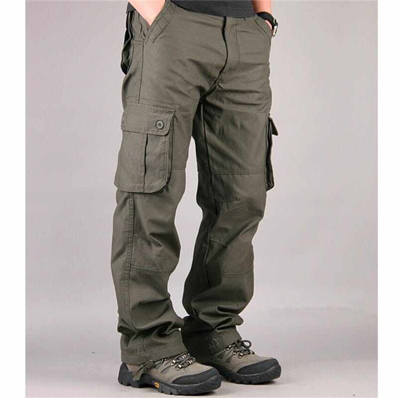 Mens casual cargo clearance pants