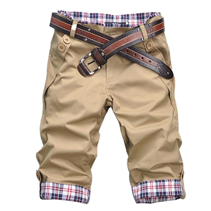 Men's Casual Summer Plaid Patchwork Summer Sports Shorts BENNYS 