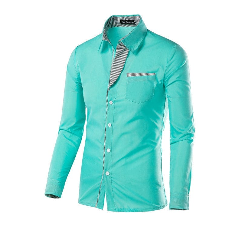 Men's Cotton Long Sleeve Embroidered Casual Shirts For Men BENNYS 