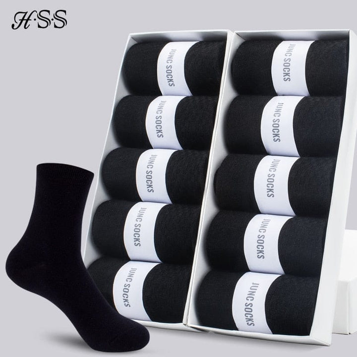 Men's Cotton Socks New Style Black Business Breathable Summer Socks BENNYS 