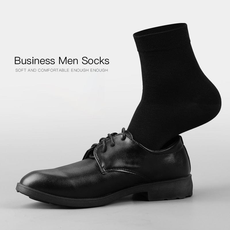 Men's Cotton Socks New Style Black Business Breathable Summer Socks BENNYS 