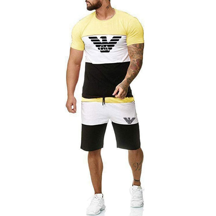 Men's Fashion Bodybuilding Striped Tracksuits BENNYS 