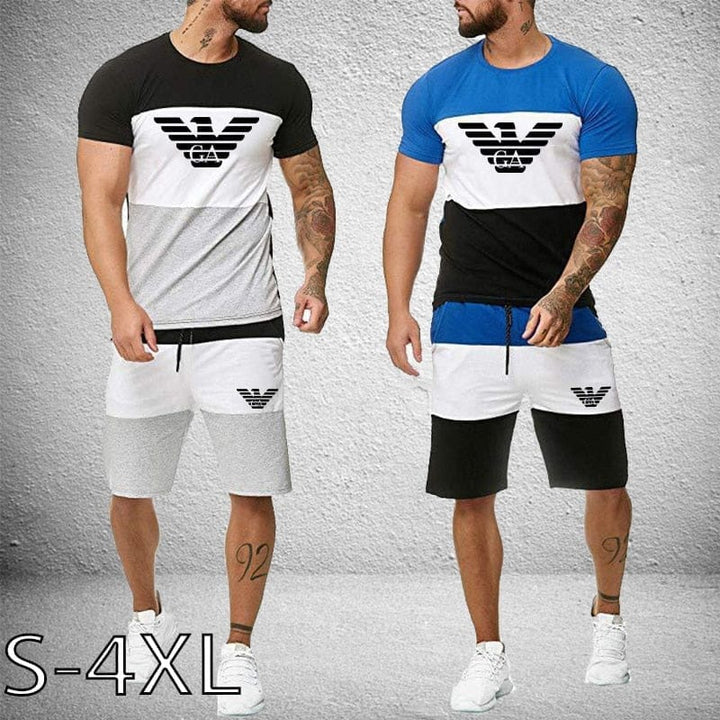 Men's Fashion Bodybuilding Striped Tracksuits BENNYS 