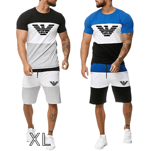 Men's Fashion Bodybuilding Striped Tracksuits BENNYS 