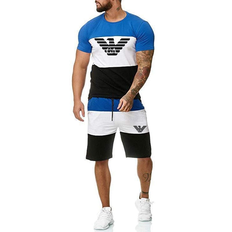 Men's Fashion Bodybuilding Striped Tracksuits BENNYS 