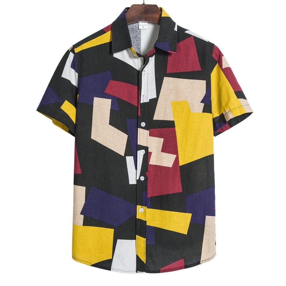 Men s Geometric Print Shirt BENNYS 