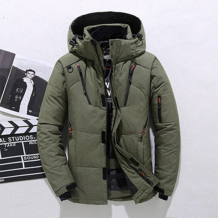 Men's Hooded Outdoor Thick Warm Padded Snow Coat Oversized M-4XL BENNYS 