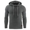 Men's Jacquard Sweater Long-sleeved Hoodie Warm Color Hooded Sweatshirt Jacket BENNYS 