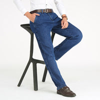 Men's Jeans Men's High Waist Straight Loose Stretch BENNYS 
